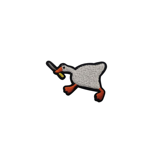 Goose with knife patch